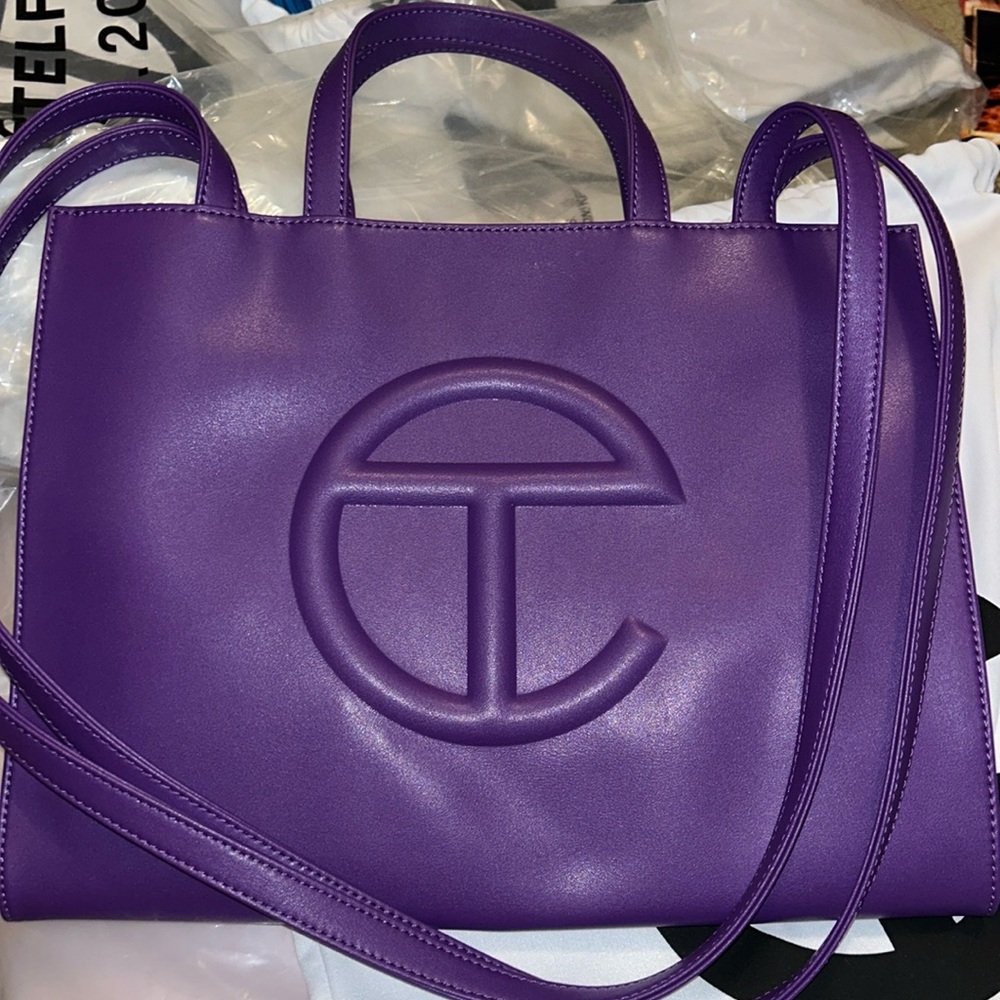 Telfar Grape medium Shopper